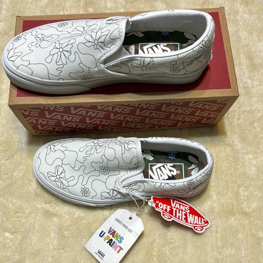 Vans U-Paint slip on sneakers - Picture 2 of 6